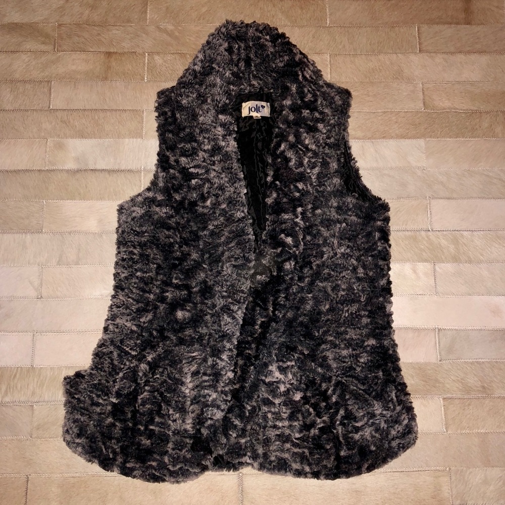 Faux Fur Vest With Pockets By Nordstrom